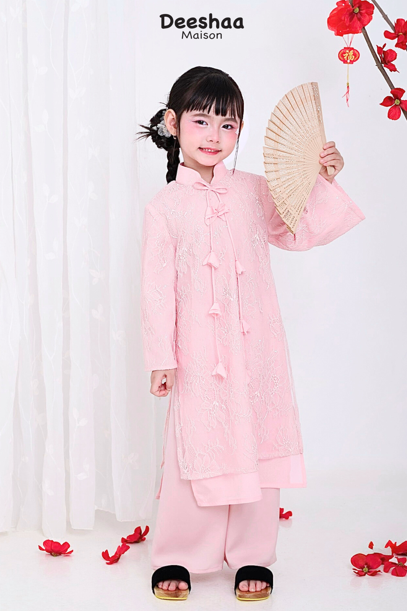 áo dài tết cho bé như ý