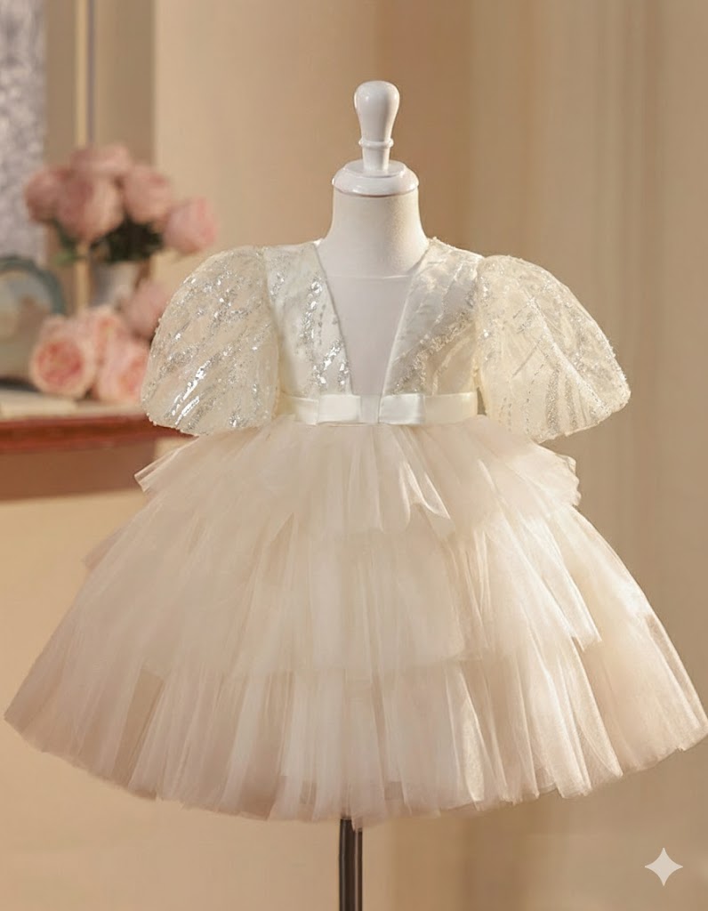 Váy thiết kế bé gái dự tiệc